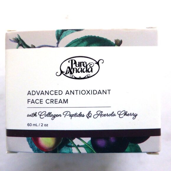 New! Pure Anada Advanced Antioxidant Face Cream Natural Cherry Phytonutrients - Picture 3 of 3